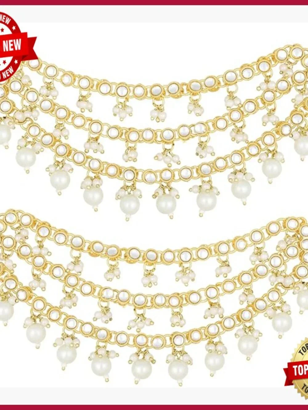 Gold Plated Alloy Drop Dangle Earrings Chain Fashion Jewelry Gift